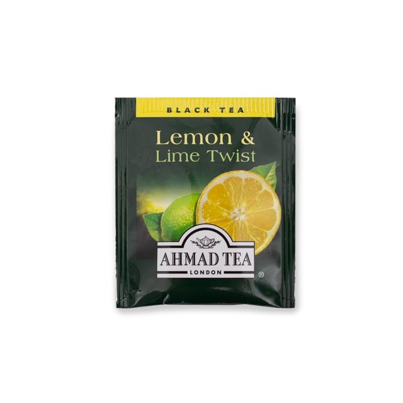 Ahmad Tea Black Tea, Lemon & Lime Twist Teabags, 20