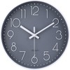 jomparis 20 cm Modern Quartz Silent Wall Clock Sweeping Seconds