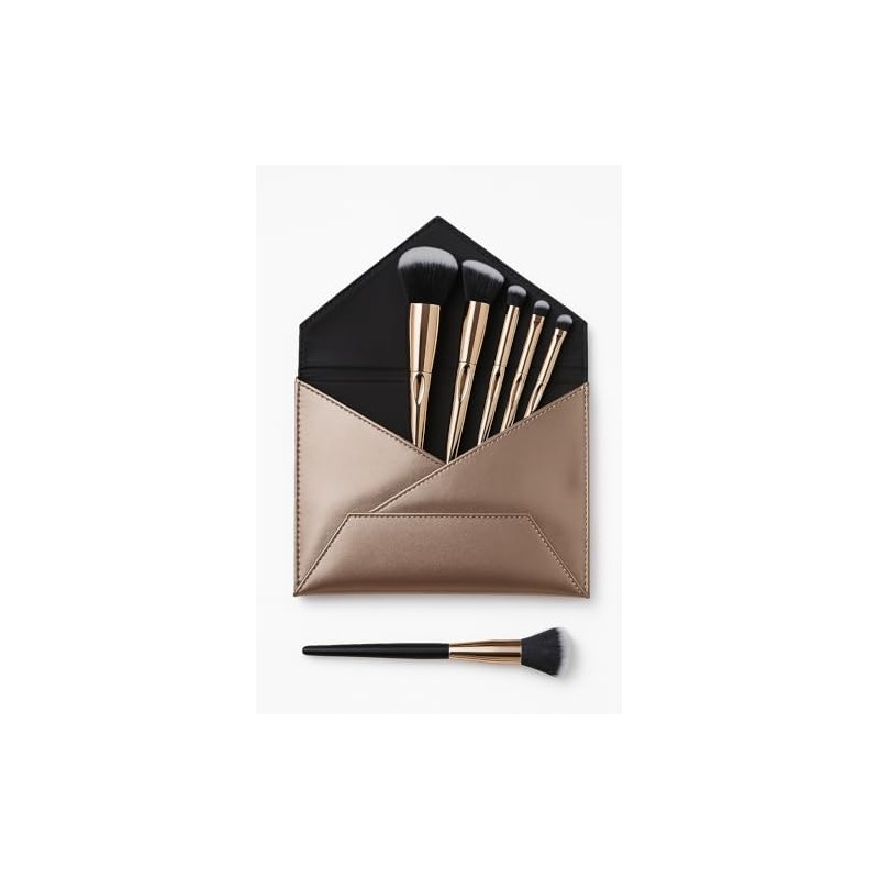 F.A.R.A.H. Gold Collection Brush Set - 6-Piece Makeup Brush Set