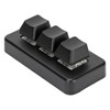3 Keys Keyboard RGB Backlight USB 2.4g Wireless Three Button