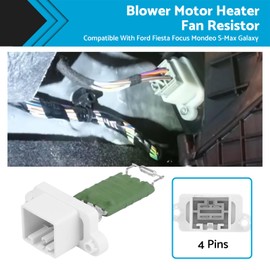 MAX COOL Heater Blower Motor Fan Resistor Suitable for Ford Fiesta Focus Mondeo S-Max Galaxy Blower Motor Heater Fan Resistor Replacements