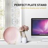 3 Pack Plate Stands for Display, 6 Inch Picture Stand