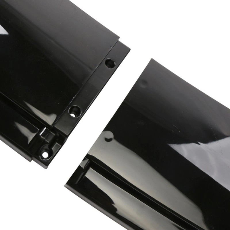 For Benz EClass E250 E350 Gloss Black Front Bumper Lip