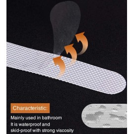Secopad Non Slip Bathtub Stickers Anti Skid Decals Set Of 24 Safety Adhesive Strips