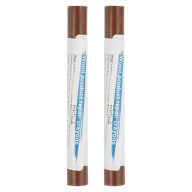 PATIKIL Furniture Repair Crayons, 2 Pcs Wax Wood Filler Sticks Wood Wax Crayons for Scratches Wood Floor Holes Tables, Rosewood