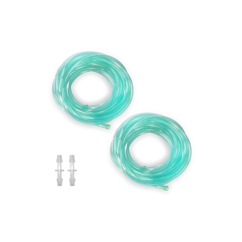 2 Pack, Each 32.8 ft (10 Meter) Long Oxygen Tubing