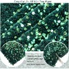 Emerald Green Sequin Fabric by The Yard 2 Yards Thick