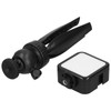 Portable Phone Microphone Vlogging Equipment Microphone Kit with LED Light