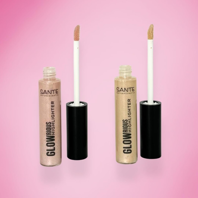 SANTE Naturkosmetik GLOWrious Liquid Highlighter 02 - Natural Glow for