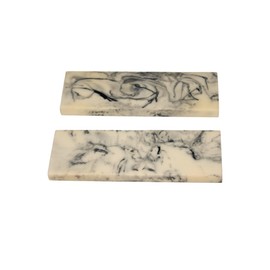 Resin Knife Scales Blank for DIY Crafts Knife Gun Handle Decoration, Exotic Knife Scales,Timber Handle Plate for Music Instruments (Aqua)