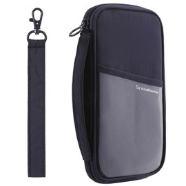 SEPWIK Travel Passport Wallet RFID Family Passport Holder with Hand Strap, Waterproof Travel Document Organizer for Credit Card, Boarding Pass, ID, Money, Flight Tickets Scandihome Series