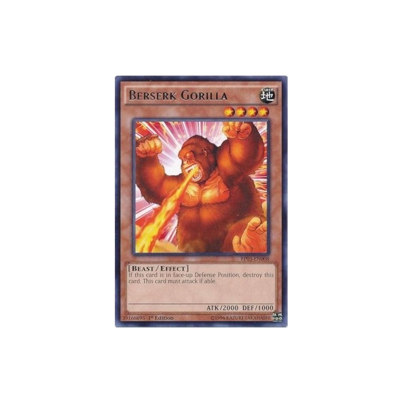 YU-GI-OH! - Berserk Gorilla (BP03-EN008) - Battle Pack 3: Monster
