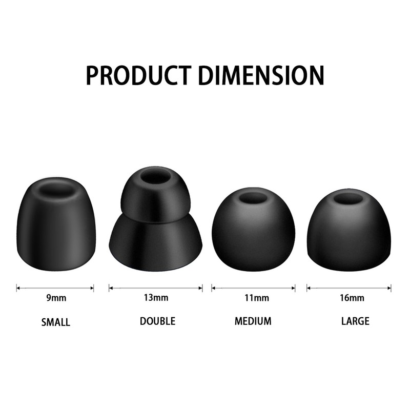 Replacement Eartips Compatible with Beats Flex/Beats X/urBeats/Powerbeats Pro/Beats tour2.0 Earbuds,