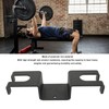 Vertical Hanging Barbell Rack Iron Space Saving Barbell Bar Storage