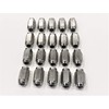 Twenty (20) Pack Solid 304 Stainless Steel 1/2-20 Lug Nuts