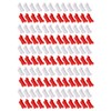 FLEXMAN 120Pcs RC Drifting Race Track Barrier, 60Pcs Red and