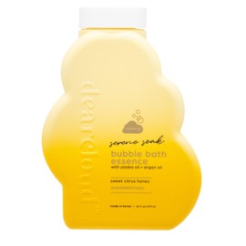 dearcloud Serene Soak Bubble Bath Essence – Sweet Citrus Honey - Bubble Bath Soak with Jojoba Oil, Argan Oil & Vitamin E (16 fl oz)