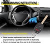 Vurkcy Key Fob Replacement for 2003-2007 Honda Accord Car Keyless