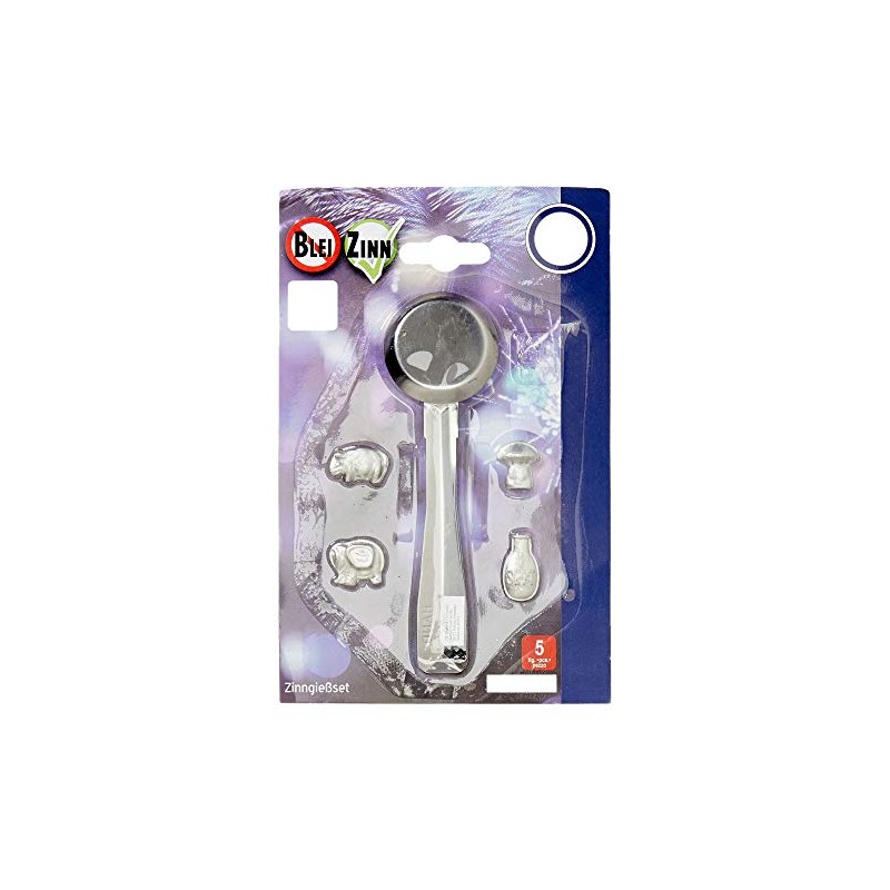 TIB Heyne Tin Casting Tin New Year's Eve Party Set