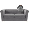 H.VERSAILTEX 3 Pieces Stretch Couch Cover Traditional Chesterfield Loveseat Covers