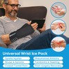 Wisesso Wrist Ice Pack Wrap, Reusable Ice Gloves for Hot