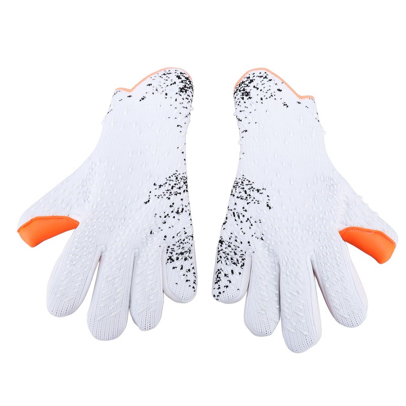 2pcs Soccer Gloves Nylon Polyurethane Fiber Latex Breathable Strong Grip
