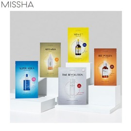 MISSHA Ampoule & Essence Mask 5sheets, Type:VITA C