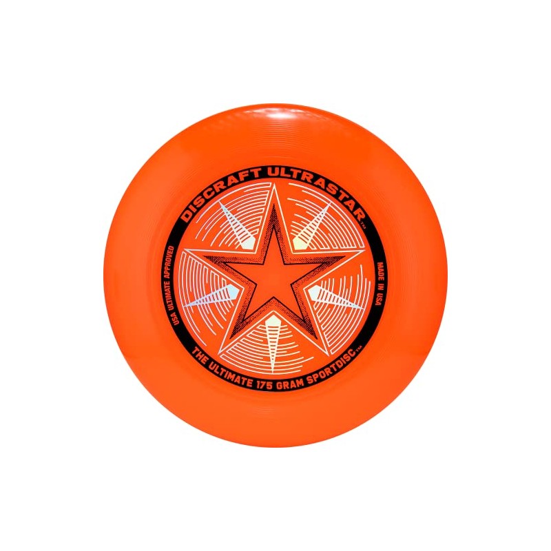 Discraft 175 Gram Orange Ultrastar Sport Disc