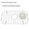 Zeesink Kitchen Sink Grid,24 13/16" X 13" Sink Protectors for