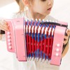 Kids Accordion, 10 Keys Control Button Accordion Musical Instruments for