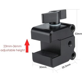 NICEYRIG Gimbal Counterweight Mounting Clamp Compatible with DJI RoninS/RoninSC/Zhiyun Weebill Lab/Crane 2/Crane 3