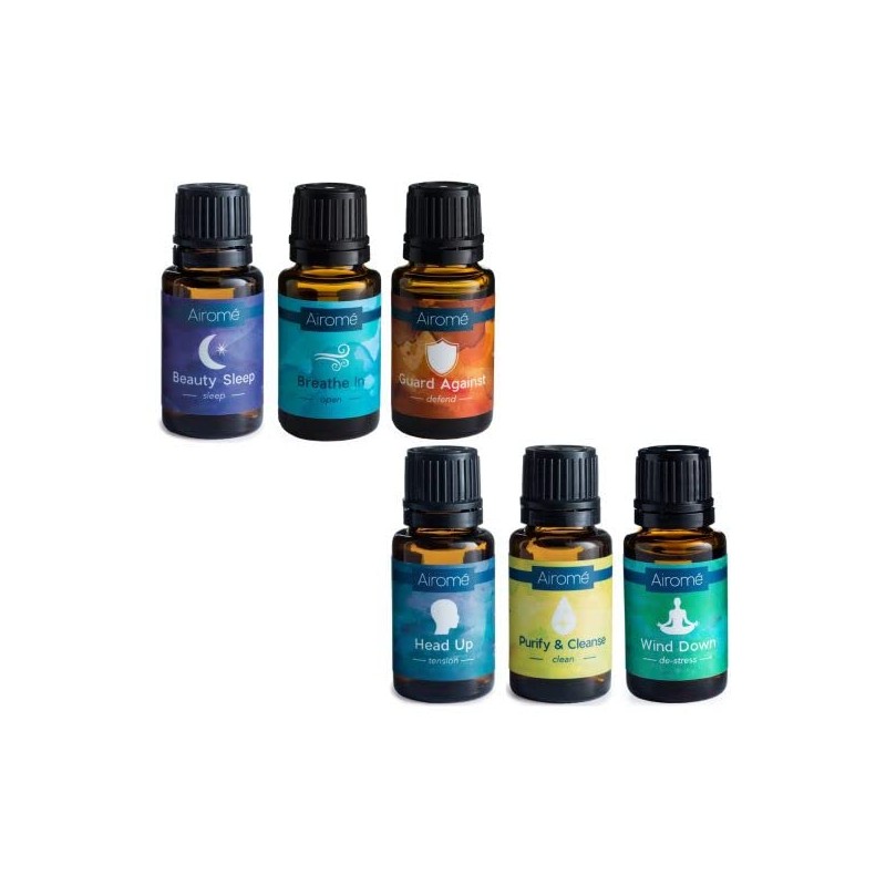  Airome, Essential Oils Blends Set of 6 (Each Bottle: