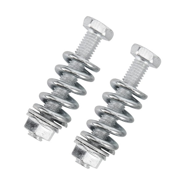8PCS Exhaust Repair Set Including Bolt Nut Spring Gasket Steel