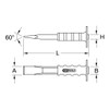 KS Tools 162.0202 Bricklayer's chisel, hand grip, 27x250mm