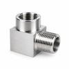 304 Stainless Steel 90° Elbow Pipe Fitting – Male/Female Threaded