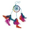 VIE Naturals Dream Catcher, 6cm Ring with Bead, Rainbow