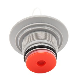 2Pcs Premium PVC Kayak Boat Air Valve Inflatable Gas Plug Replacement for Rubber Dinghy Raft Canoe with 8 Teeth and Cover Rope Suitable for Most Inflatable Boats