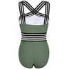 Mycoco Traje de baño de una Pieza con Cuello Alto