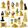 Pamonrueer 19 Pcs Egyptian Figurines Set Ancient Egypt Ancient Egyptian