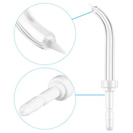 Flosser Replacement Tips for Waterpik Periodontal Tips Dental Water Flosser Tips Replacement Tips for Waterpik Water Flossers (Like WP-100) and Other Brand Oral Irrigators（6 Periodontal Tips）