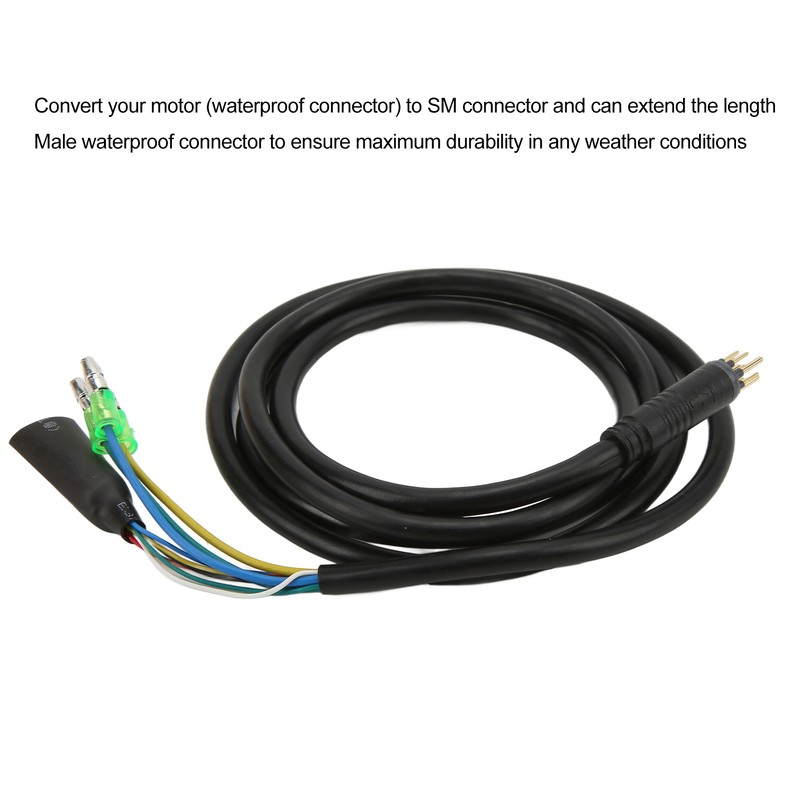 130cm 9 Pin Motor Convert Extension Cable Electric Bike Extension