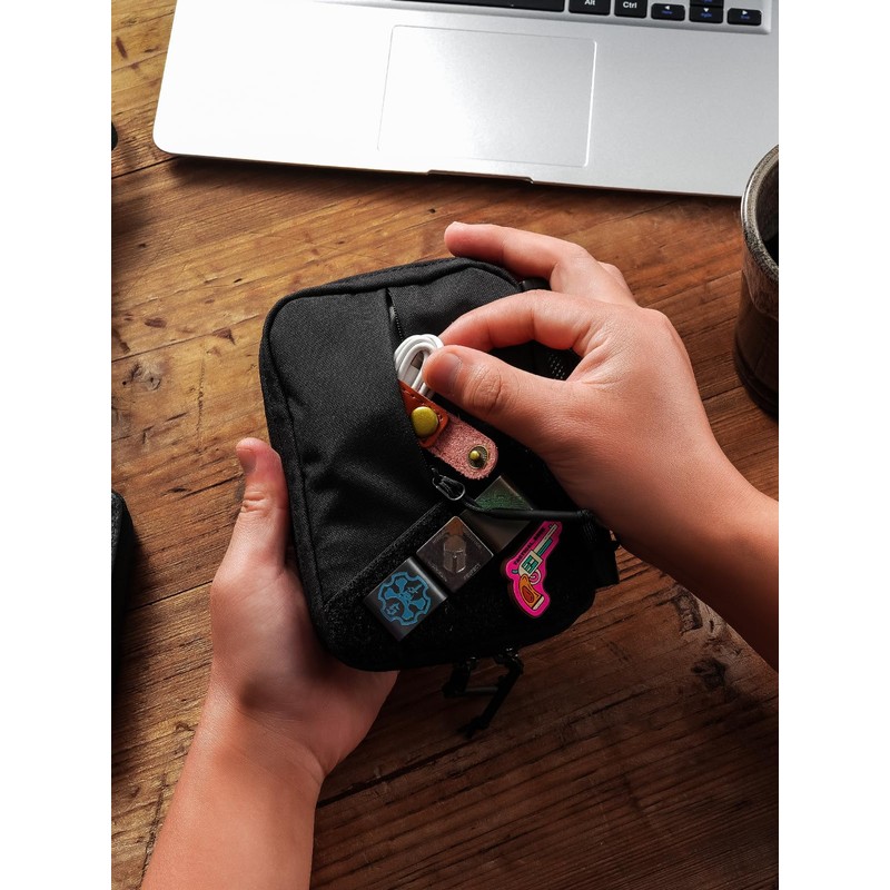 TACTICAL_GEEK Block E Series EDC Pouch Compact Belt Bag, Multi-Purpose