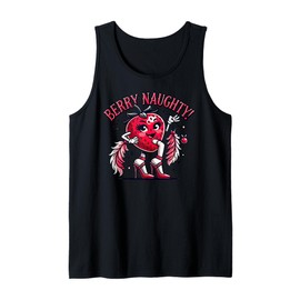Berry Naughty! Funny Strawberry Tank Top