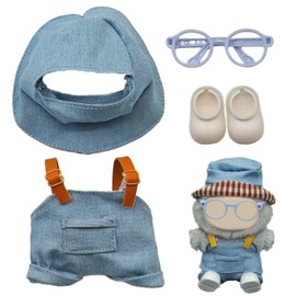 Doll Clothes Accessories Set for 17cm Doll, Funny Outfit Set Compatible with 17cm Doll, Adorable Doll Clothing Set, Cute Clothes for Dress up Unique Style, No Doll Included