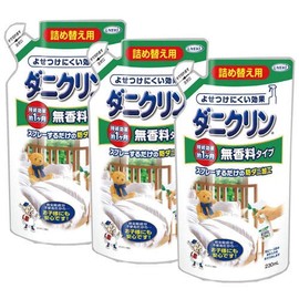 UYEKI Daniclin, Fragrance Free Type (Refill), 8.1 fl oz (230 ml) x 3 Pieces Set