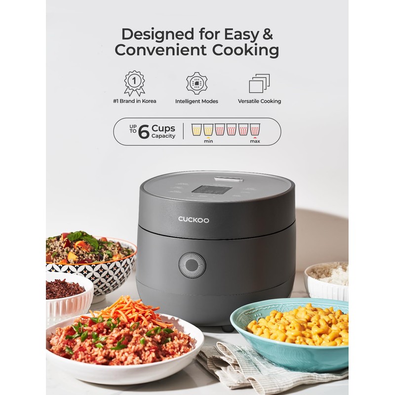 CUCKOO Micom Rice Cooker 6-Cup Uncooked / 12-Cup Cooked with