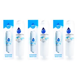 3-Pack Replacement for General Electric CFCP1NIXCSS Refrigerator Water Filter - Compatible with General Electric GSWF Fridge Water Filter Cartridge