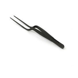Pinza De Montaje De Precision Para Chef Pro Cocina 16cm Inox Color Negro