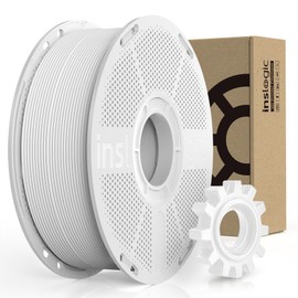 Inslogic PC-ABS Filament 1.75mm, Polycarbonate Filament 1.75mm Blend with ABS 1kg - Tough and Heat Resistant 1.75mm 3D Printer Polycarbonate Filament, Dimensional Accuracy +/- 0.02mm, White