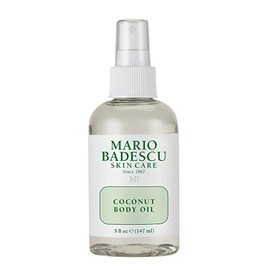 Mario Badescu Aceite corporal de coco enriquecido con aceite de coco y manteca de karité | Cuidado ligero de la piel para hidratar e hidratar el masaje después de la ducha |147 ml